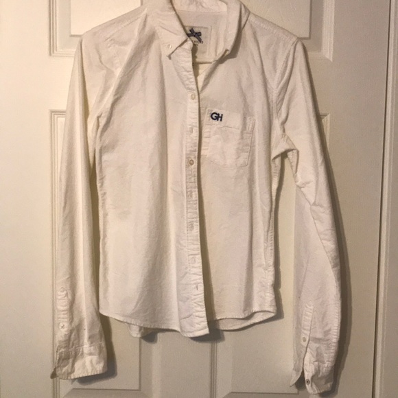 4/$20. NWT gilly Hicks white button down - Picture 1 of 2